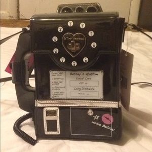 Betsy Johnson retro phone purse